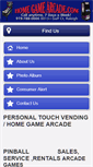 Mobile Screenshot of homegamearcade.com